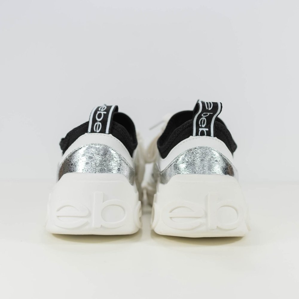 Bebe Sport Lealea Metallic Logo Fashion Sneakers - Picture 8 of 13